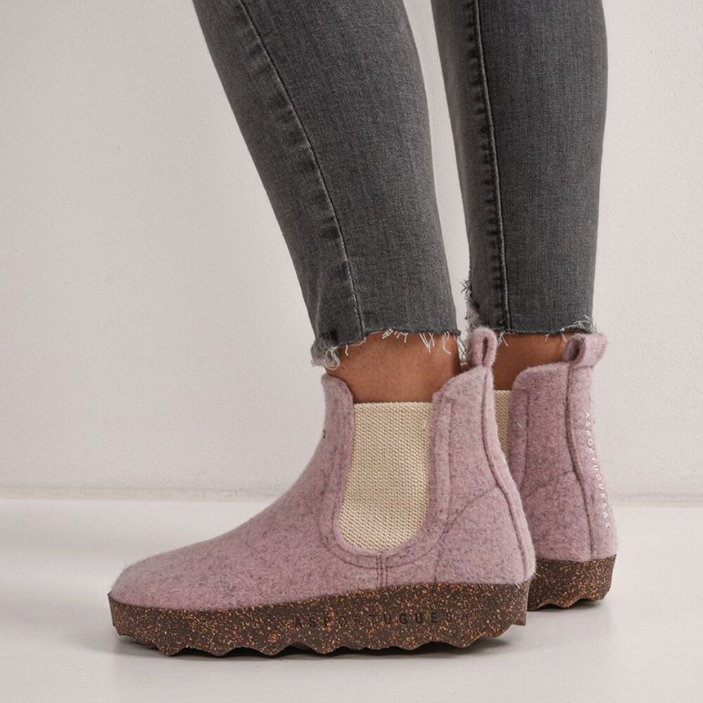 NEW ASPORTUGUESAS Made In Portugal Caia Pull On Boots pink for women 40